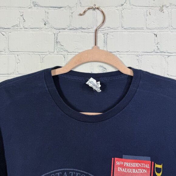 President Donald Trump Shirt Large 58th Presidential Innauguration 2017 Blue - Picture 3 of 8